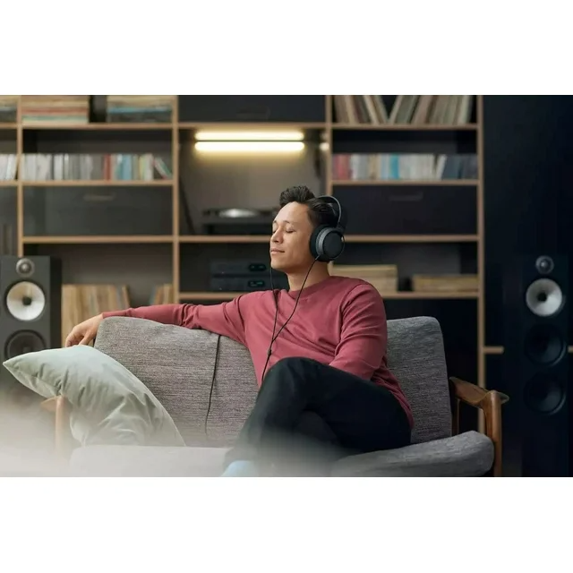 Philips Fidelio X3 Wired Over-Ear Open-Back Headphones, Hi-Res, X3 Black Open box